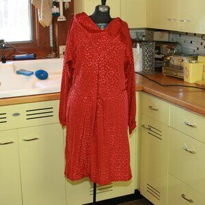 Vintage Hirshies Long Sleeve Dress Women's Casual